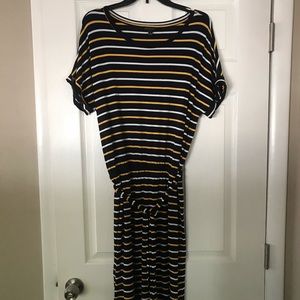 Banana Republic stripped dress size L